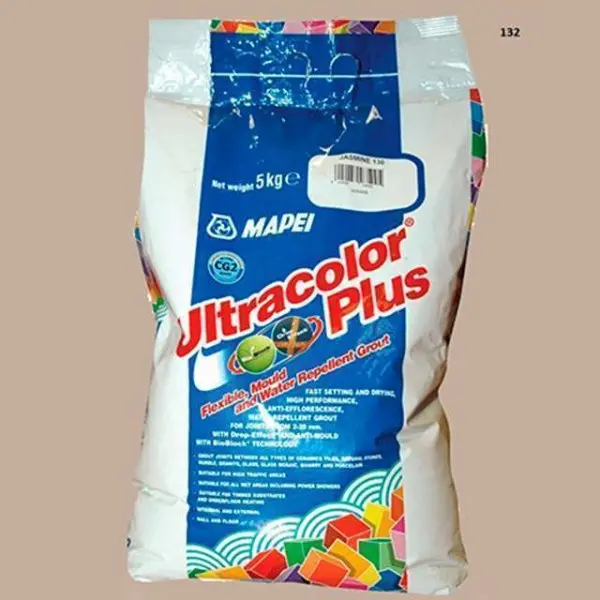 Цементная затирка Mapei Ultracolor Plus №132 Бежевый 2000 2 кг.